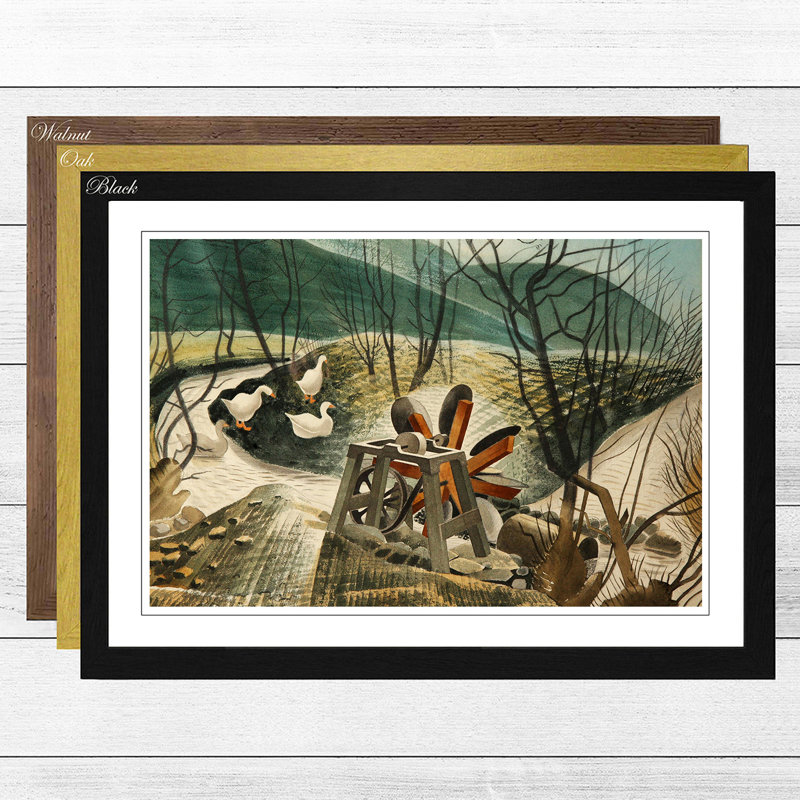 Eric Ravilious - Single Picture Frame Print, Black