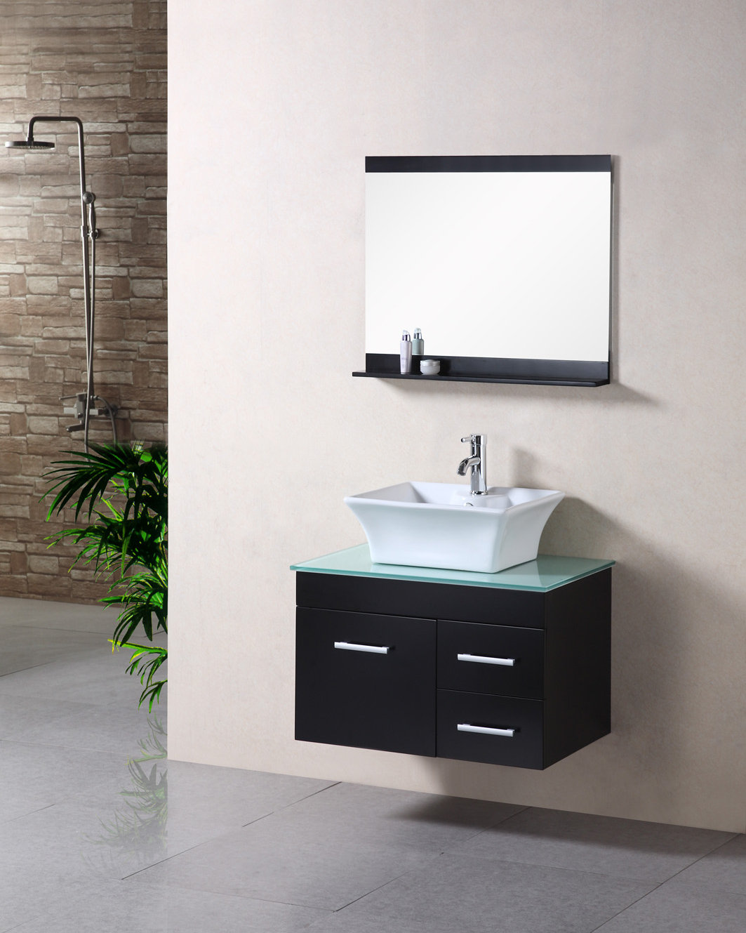 Brayden Studio® Newcastle Bathroom Vanity with Top & Reviews | Wayfair