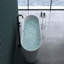 63" Acrylic Freestanding Soaking Bathtub With Chrome Overflow & Drain, Cupc Certified