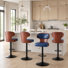 Bois moderne - Tabourets de bar réglables d'appoint