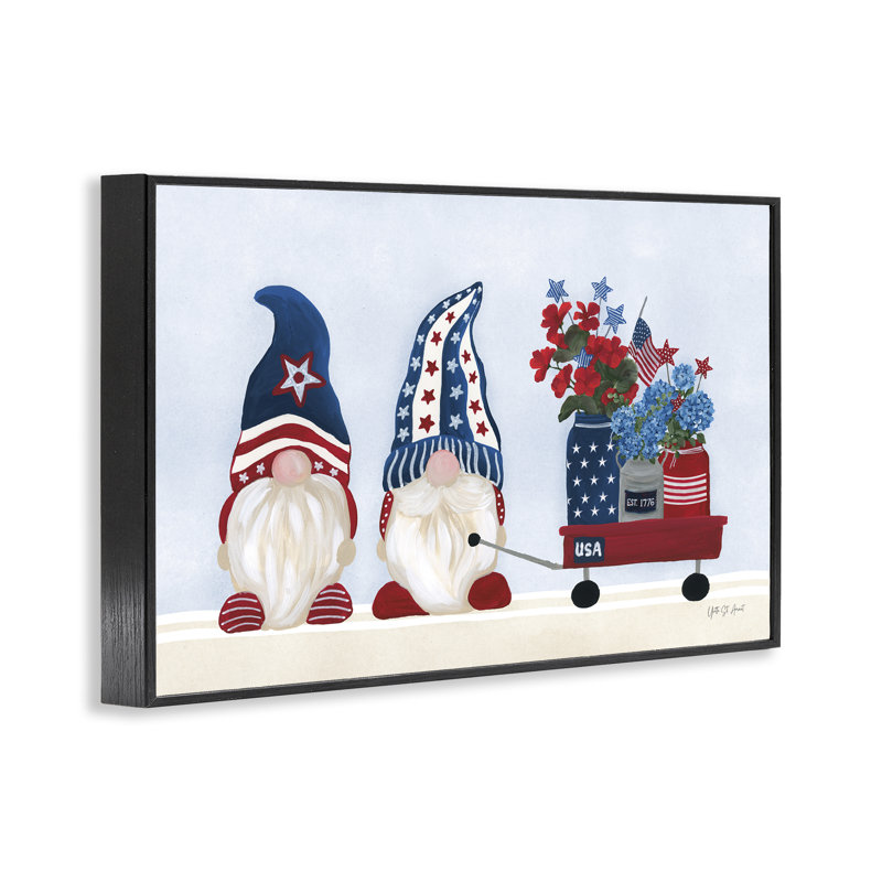  Giclée américaine et wagon, estampe numérique par Yvette St. Amant, H 12 po x l 18 po, Giclée encadrée noir minuit