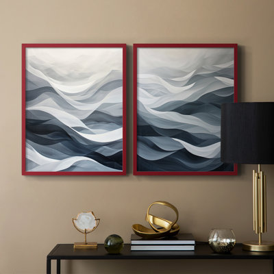 ABSTRACT Series CDLXVI - Reproduction encadrée de qualité supérieure - prête à être accrochée - aucun clou requis - aucun clou requis
