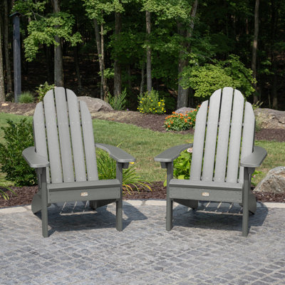 Hintz Weather-Resistant Adirondack Chair (Set of 2)