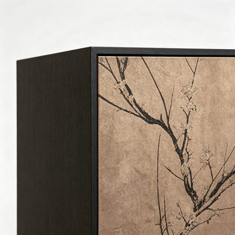 Armoire de vestibule rétro, Noir