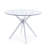 Mikaia Round Glass Top Dining Table-483345812