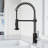 Edison 19" H 1-handle Pull-Down 2-Function Sprayer Kitchen Faucet-25293738-28294597