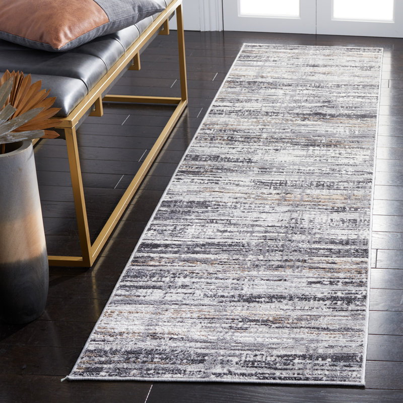 Cathlin 100 Performance Abstract Rug, Runner 2'2" x 8'