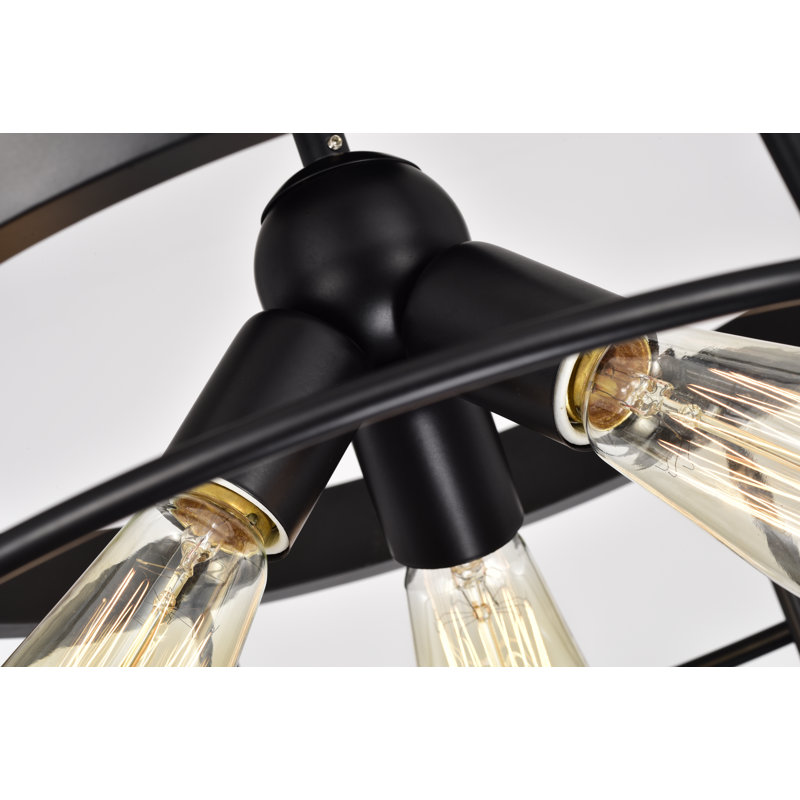 Plafonnier semi-encastré 3 lumières 15,7 po Valcourt