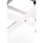 Chaise d'extérieur pliante avec table d'appoint et rangement Abigail