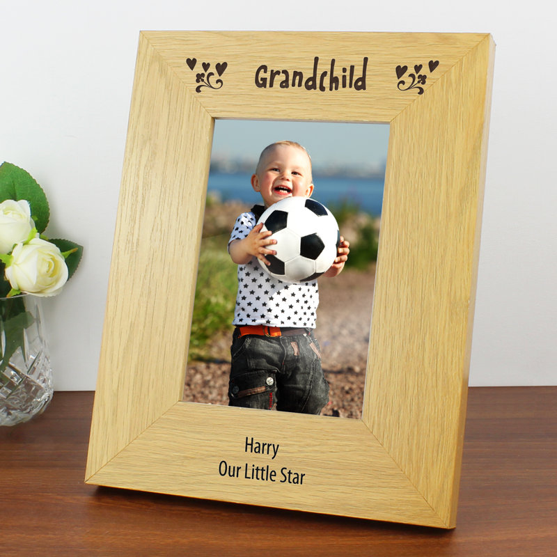 Krasner Brown Wood Picture Frame, Yes