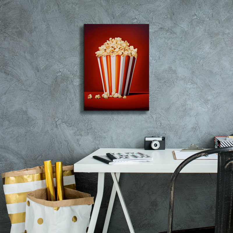 Toile épique «Popcorn Pop» par Andreas Magnusson, 12 po x 16 po, H 16 po x l 12 po x P 0,75 po