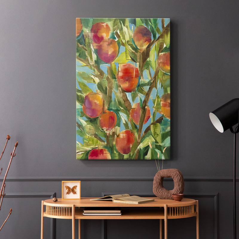 Just Peachy - Cavas enveloppés de galerie, H 36 po x l 24 po