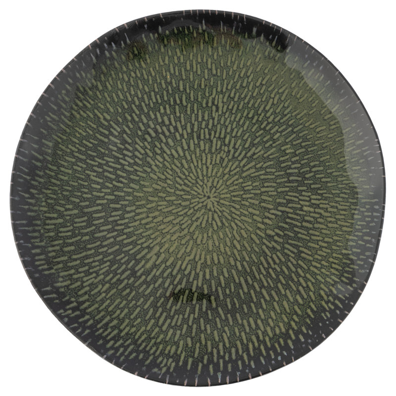 MELAMINE DINNER PLATES S/4  EVERGREEN (F24)
