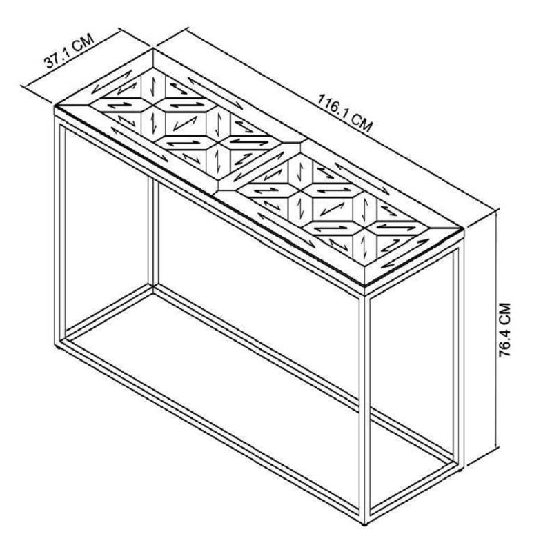 Devonte 116.1cm Console Table
