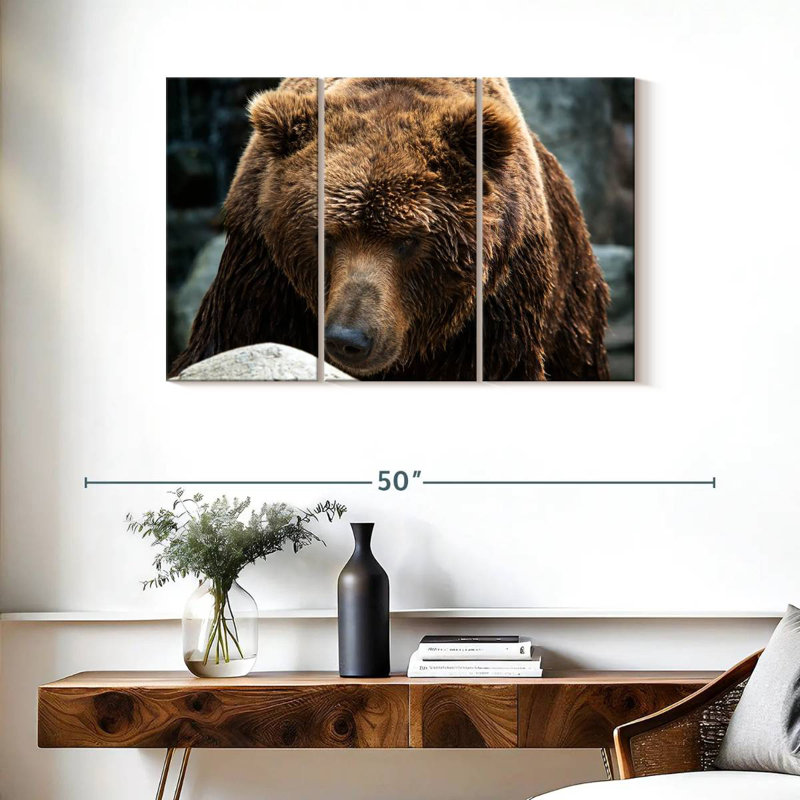 Brampt Kamchatka Brown Bear, 24" H x 38" W