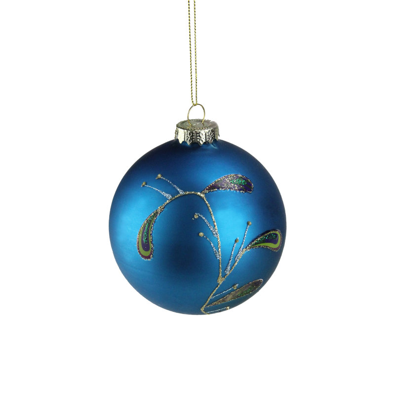 Ornement de Noël 4 po, Bleu