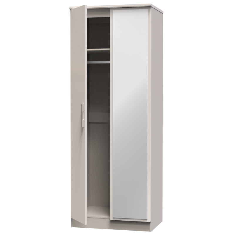 Borgeson Manufactured Wood Wardrobe, Kashmir Gloss/Kashmir