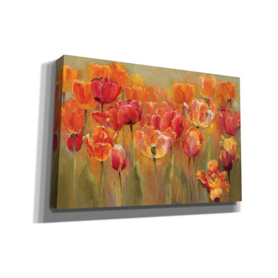 «Tulips In The Midst III» par Marilyn Hageman, art mural sur toile