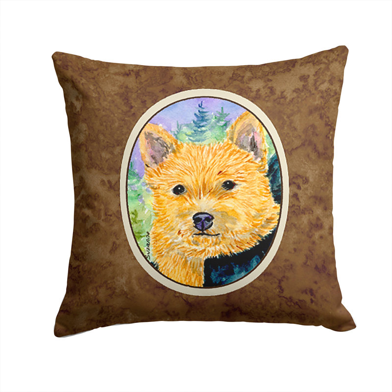 Coussin décoratif intérieur/extérieur norwich terrier