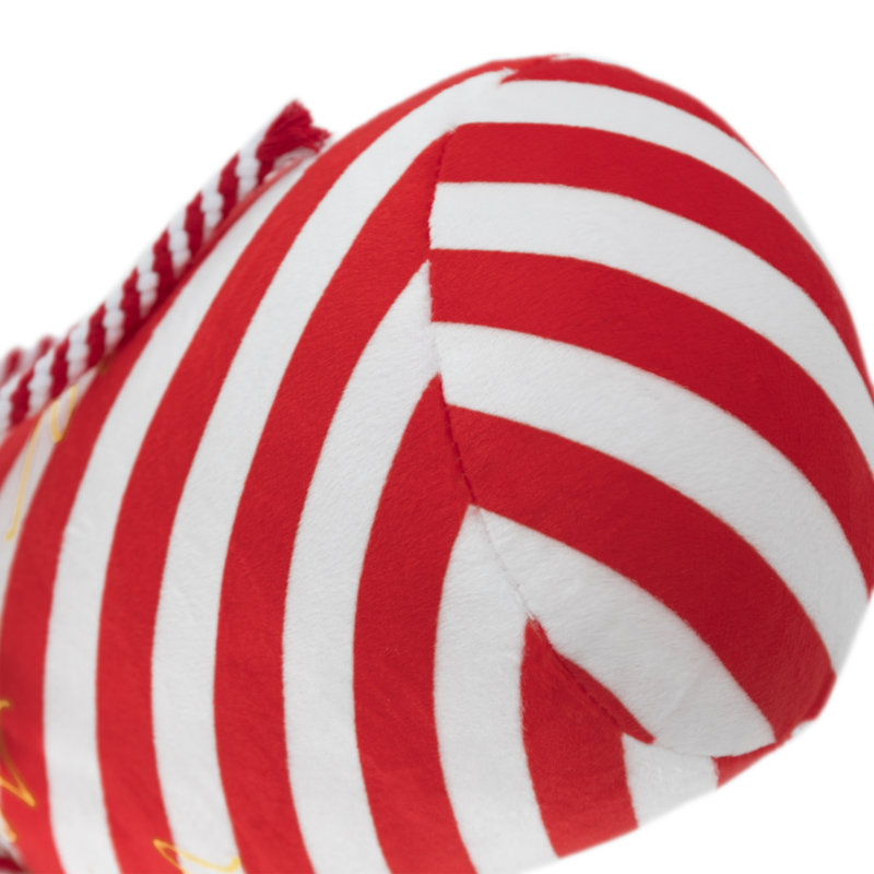 Coussin décoratif en forme de bonbon en peluche 3D