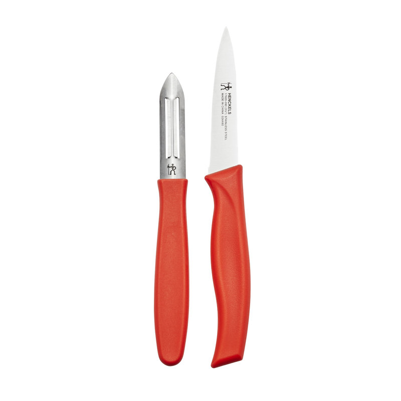 Ensemble de 2 couteaux de cuisine HENCKELS, rouge