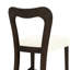 De 2 tabourets de comptoir beige et brun foncé, bois d'hévéa massif naturel, conception moderne épaisse, dossier ergonomique pour plus de confort, tabourets sans accoudoirs, fabriqué à partir de pieds élégants, confort esthétique incurvé,-979689306-979689316