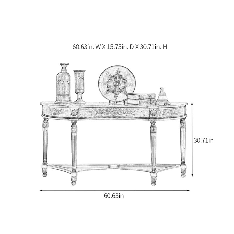 Console Retro Paintings Art, Brun