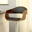 Tabouret de bar pivotant à hauteur ajustable Garvin