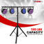 5 Core DJ Light Stand Height Adjustable 39 to 100" Heavy Duty Tripod Stage Lights Stands T Bar Hold 4 Lights for Stage Wedding Bar Party Banquet - LS 100