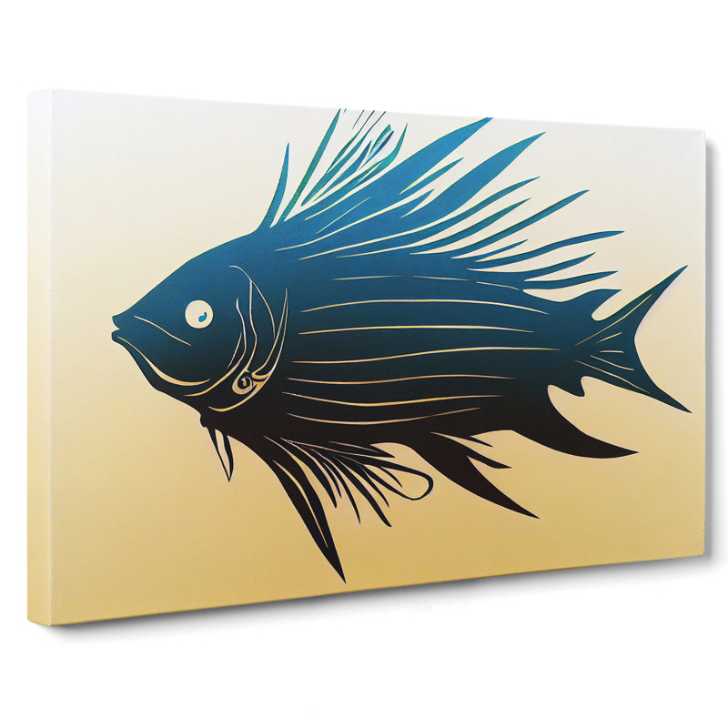Terrific Fish - Wrapped Canvas, 40cm H x 60cm W x 3cm D