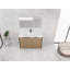 Meuble-lavabo autoportant avec lavabo en résine