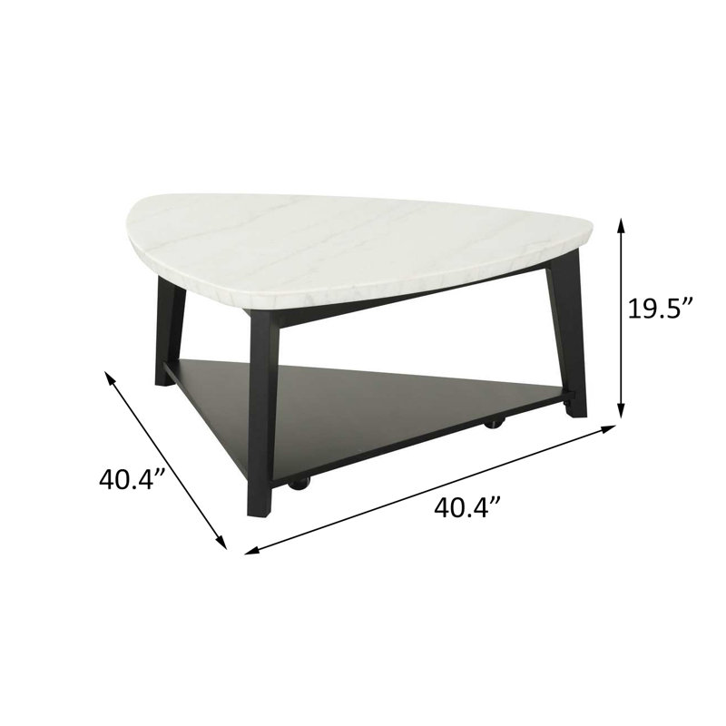 Triangle Marble Coffee Table