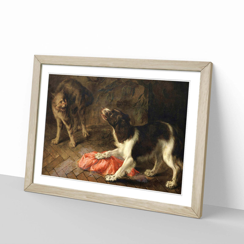Abraham Hondius - Single Picture Frame Print, Oak
