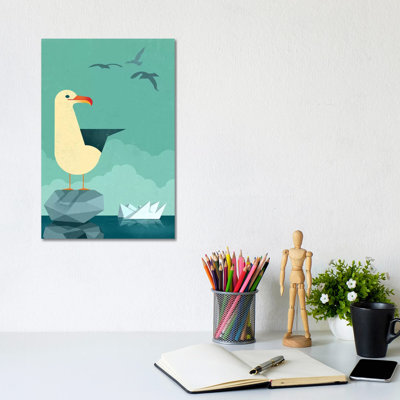 Seagull by Dieter Braun - Print on Canvas