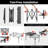 Aluminum Folding Camping Table Roll Up Portable Picnic Table With Carrying Bag