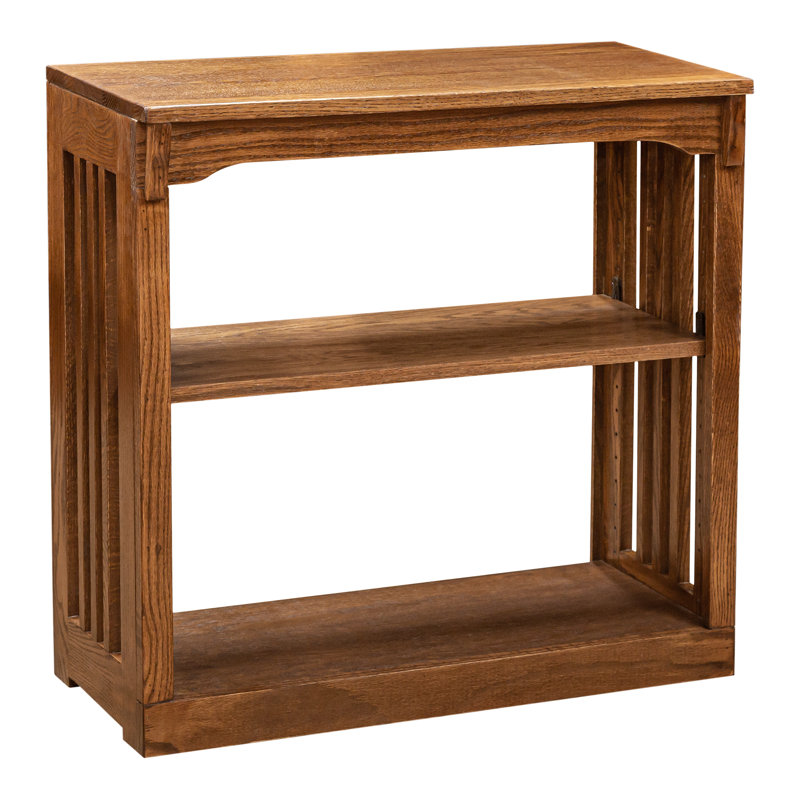 Bali Solid Wood Standard Bookcase, (1 Shelf) 30" H x 30" W x 13.5" D, Mission Cherry