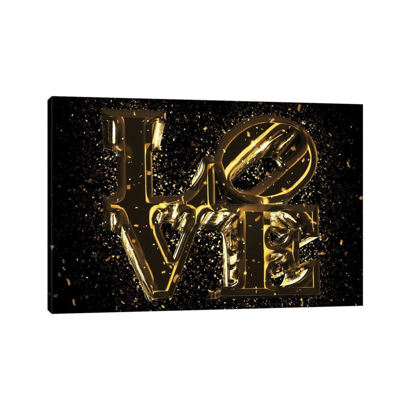 Golden - Love by Philippe Hugonnard - Wrapped Canvas Gallery-Wrapped Canvas Giclée, 66.04cm H x 101.6cm W x 1.9cm D