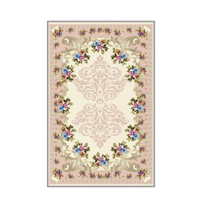 Antibacterial Hall Carpet, 39.4 x 59.1 inches | 100% Polyester, 0.4 in Pile Height, Non-Slip PVC Felt Dot Underside | Machine Washable, 3D Digital Printing, Durable & Stylish for Modern Home Décor
