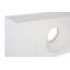 Void Console Table, White Stone
