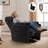 37'' W Power Lift Recliner Chair, Round Plush Faux Fur Footrest,Sturdy For Living Room&Bedroom-1036619284
