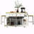 Kitchen Island With 2 Bar Stools-187593367