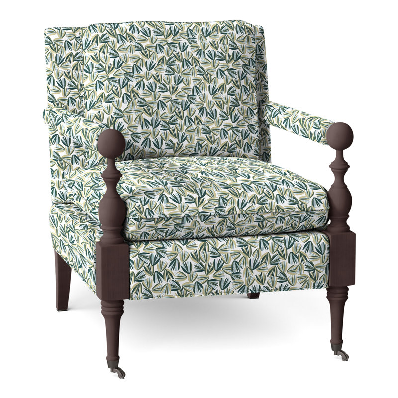 Leslie Armchair, Montego Bay, Perigold Palmetto Verdigris