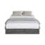 Structure de lit, structure de lit plateforme moderne en bois cannelé, conception à profil bas sans tête de lit, plateforme de matelas encastrée, support de lattes en bois silencieux pour la chambre à coucher-1258881593-1258881595