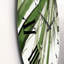 Bambou vert foncé rétro - horloge murale traditionnelle-60327255