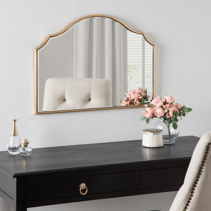 Aleeza Arch Mirror, Gold, 18" x 24"