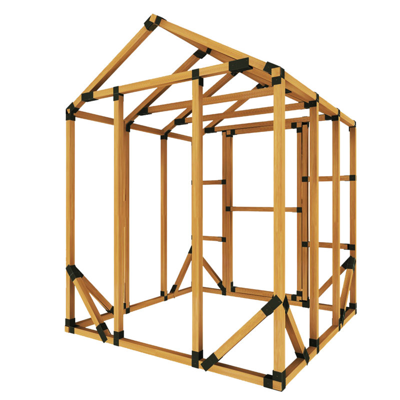 6' W X 6' D Greenhouse Kit