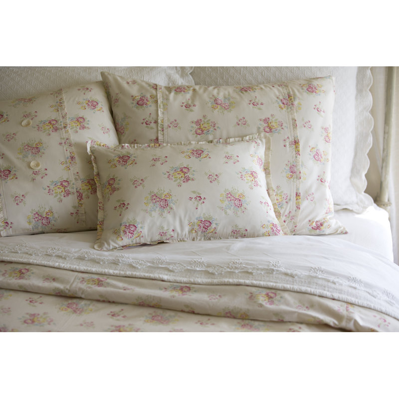 Clovelly Cotton Floral Sham Set