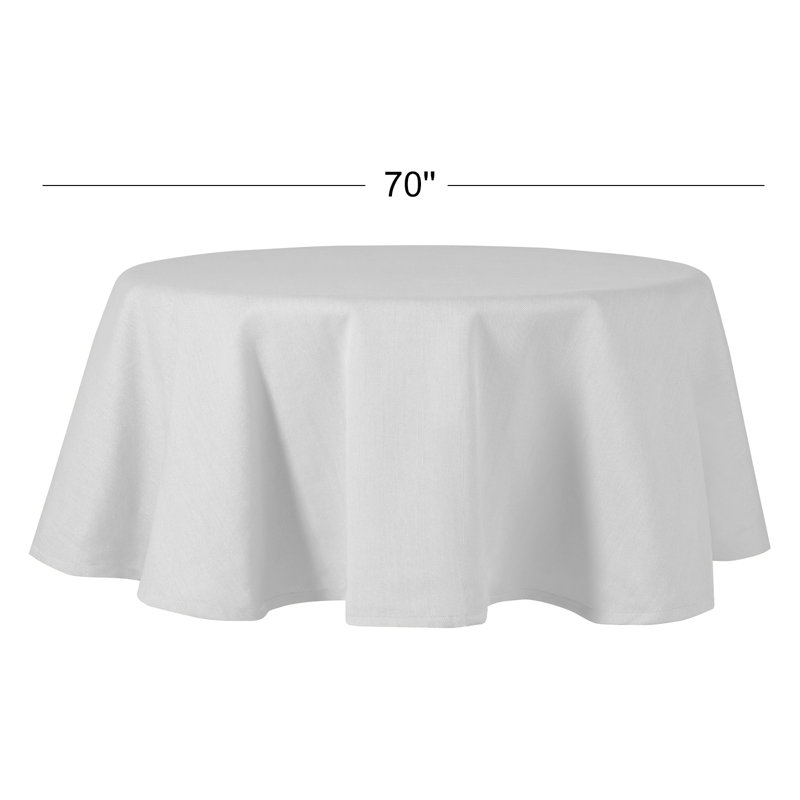 Fiesta Margarita Tablecloth Single Pack 70" Round, Scarlet Red, Blue
