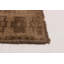 Tapis brun clair unique fait à la main de conception unique 4 pi 8 po x 7 pi 9 po Antalya