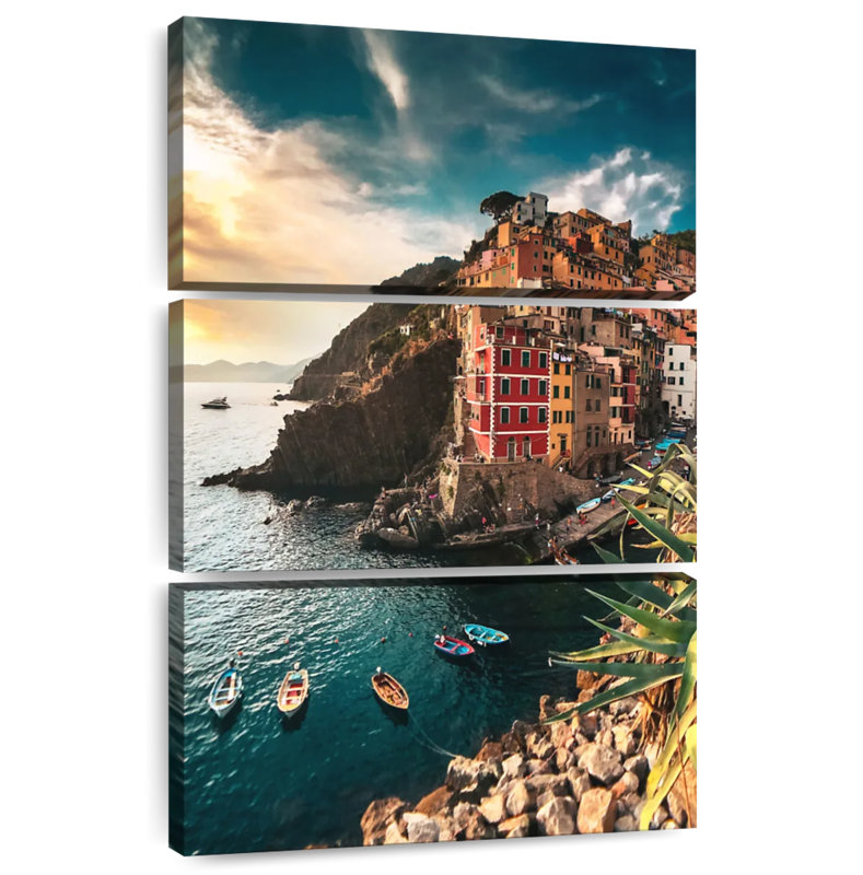 Gillard Riomaggordin Cinque Terre, H 74 po x l 48 po